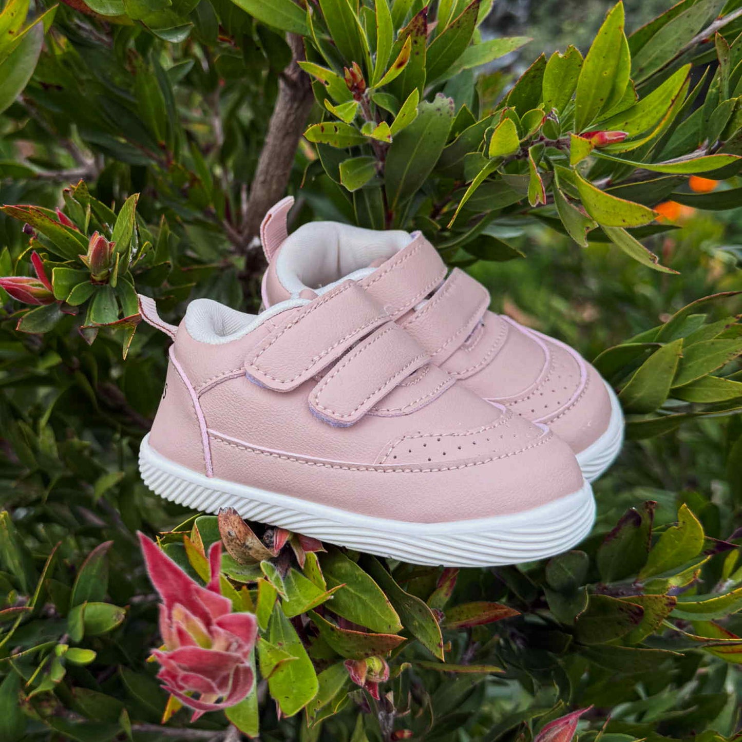 Tiny Treads Classic Pink and White